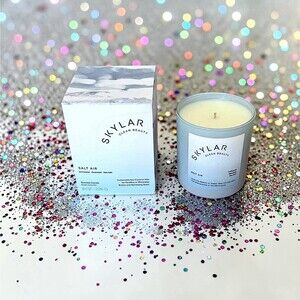 SKYLAR Candle in Salt Air Sustainable Soy Coconut Wax 8 oz Brand New In Box